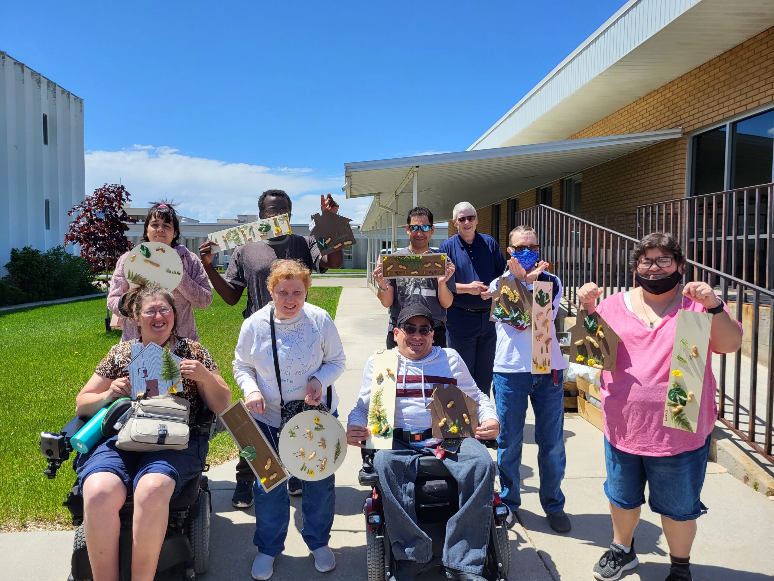 Sewing class picture. 