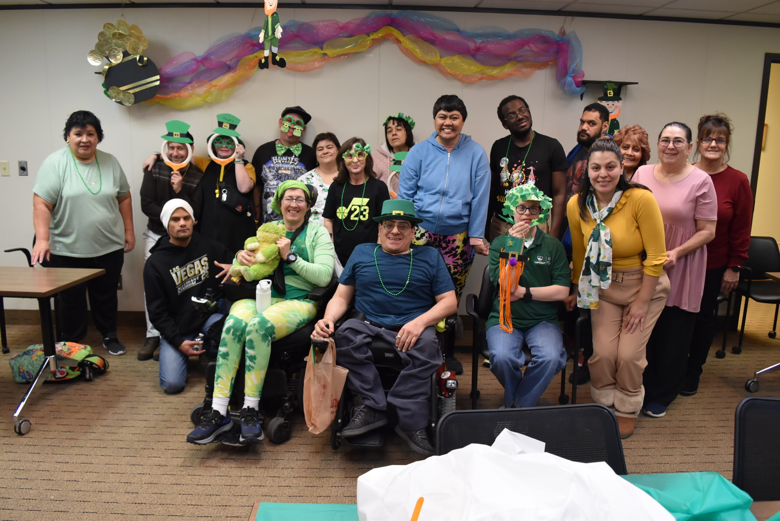 Sewing class picture.